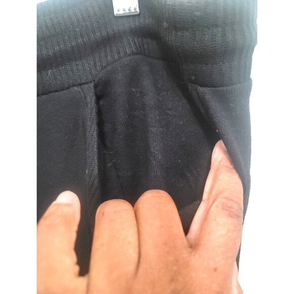 Weekends by Chicos Plus Size Black Relaxed Fit Drawstring Lounge Pants Size 3XL - Picture 4 of 11